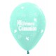 Globos 1ª comunion satin azul niño 10 un 30