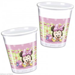 Vasos minnie mouse bebe 8 unidades