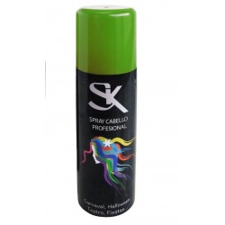 Spray pelo color verde claro tinte pelo