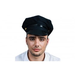 Gorra policia sado taxista negra lisa adulto