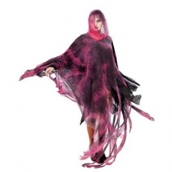 Tunica zombie roja poncho 160 cm hallow een