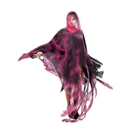 Tunica zombie roja poncho 160 cm hallow een