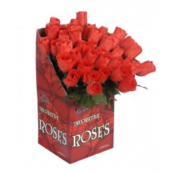 Rosa roja 44 cm unidad