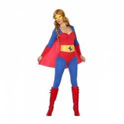 Disfraz super heroina girl de comic talla m-l muje