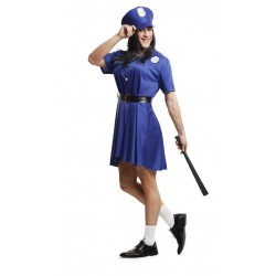 Disfraz policia chica para hombre talla m-l adulto