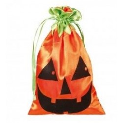Bolsa calabaza 20 x 12 cm halloween caramelos
