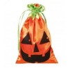 Bolsa calabaza 20 x 12 cm halloween caramelos