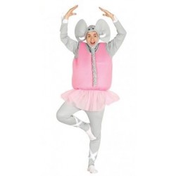 Disfraz elefante bailarina con tutu talla L 52-54