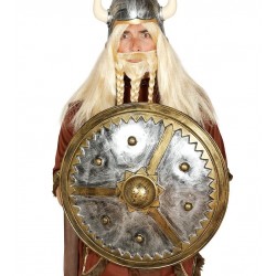 Escudo vikingo barbaro redondo 61 cm