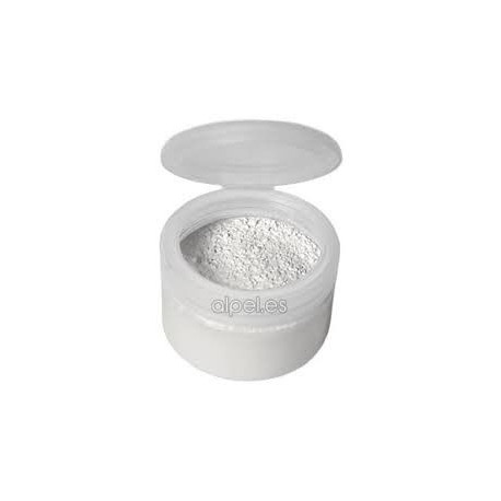 Polvos sueltos de color blanco 60 gr grimas maquil