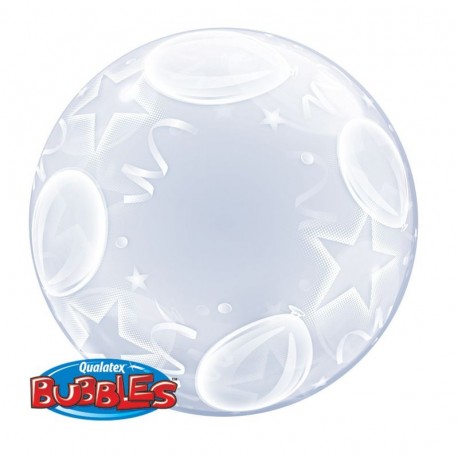 Globo burbuja transparente globos y estrellas 24