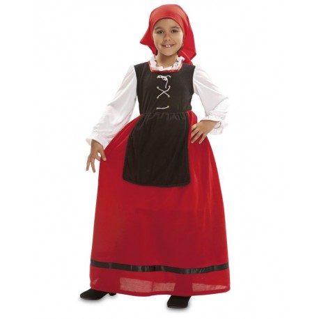 Disfraz aldeana pastora navidad talla 1 2 anos