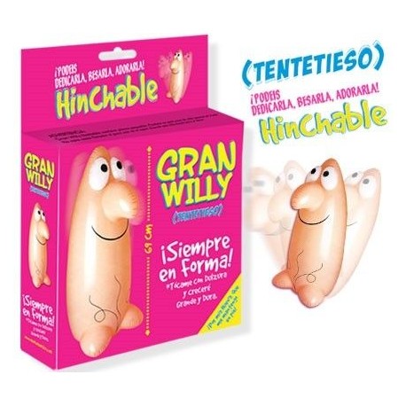 Pene hinchable 69 cm tentetieso siempre en forma