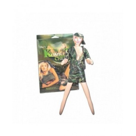 Muneca hinchable sargenta de hierro kombat cherri