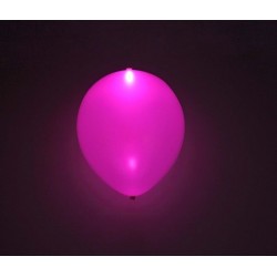 Globo rosa con luz del 12 pulgadas