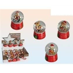 Bola de nieve de poliresina figuras navideñas