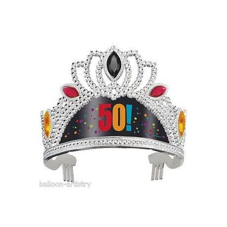 Tiara 50 cumpleanos corona