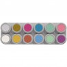 Paleta maquillaje al agua grimas 12 p