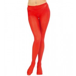 Medias rojas adulto talla unica pantys