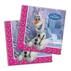 Servilletas frozen elsa anna olaf 33x33 20 uds