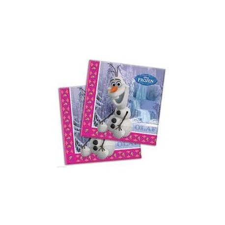 Servilletas frozen elsa anna olaf 33x33 20 uds