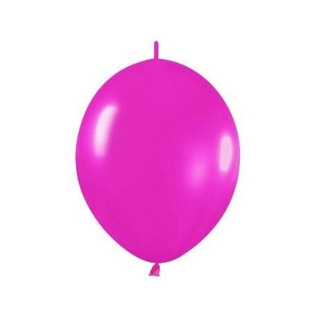 Globos link a loon fucsia 25 uds R12 cadena