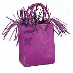 Peso para globos de helio fucsia caja regalo