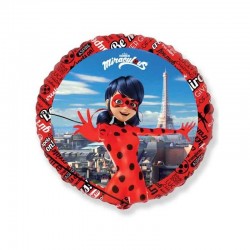 Globo ladybug foil para helio o aire 18 45 cm