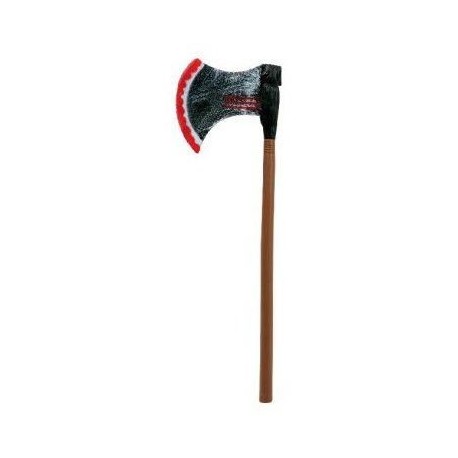 Hacha sangrienta 62 cm para halloween