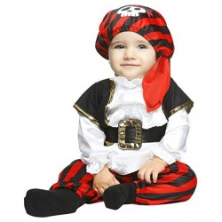 Disfraz de pirata bebe talla 0 a 6 meses