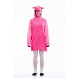 Disfraz cerdita rosa vestido para mujer talla m peppa