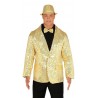 Americana lentejuelas oro para hombre talla m