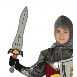 Espada medieval de 53 cm en eva infantil
