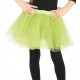 Tutu infantil verde con brillantina para niña 31 cm