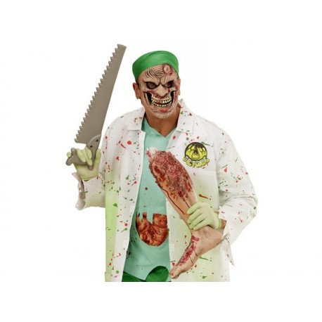Mascara de zombie cirujano para hombre careta de cara