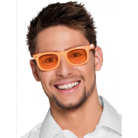 Gafas naranjas neon cristal naranja similar pasta