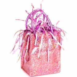 Peso para globos bolsa de regalo rosa. globos baratos online