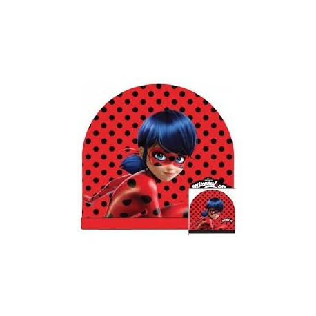 Gorro ladybug para nina invierno negro