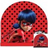 Gorro ladybug para niña invierno rojo