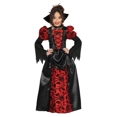 Disfraz condesa vampira para nina talla 3 4 anos
