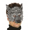 Media mascara lobo feroz en foam