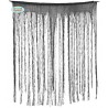 Cortina negra y gris 150x190 cms