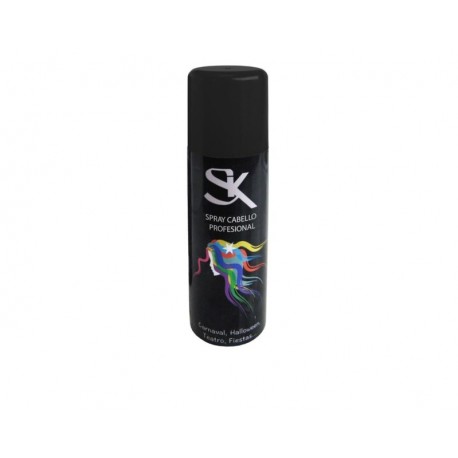 Spray de pelo negro laca cabello