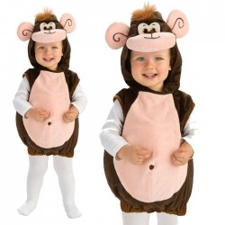 Disfraz mono monito para bebe talla 1 2 anos