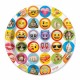 Platos emoticonos emoji la pelicula 23 cm 8 uds