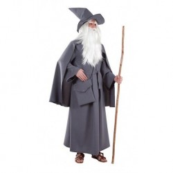 Disfraz de mago similar a gandalf talla 48 hombre