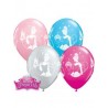 Globos de la cenicienta latex 11 28 cm para cumpleaños