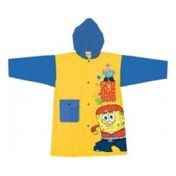 Impermeable bob esponja 4 anos azul