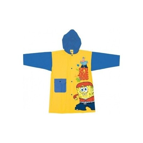 Impermeable bob esponja 4 anos azul