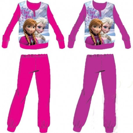 Pijama micropolar frozen en caja lila talla 3 anos